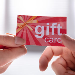 Everyone just gets gift cards